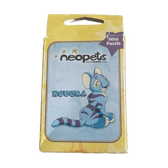 Vintage Neopets Kougra Mini Puzzle 50 Piece 5" x 7" Hasbro 2003 - NEW Open Box - Picture 4 of 6